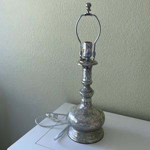 Pottery Barn Antique Mercury Glass Lamp